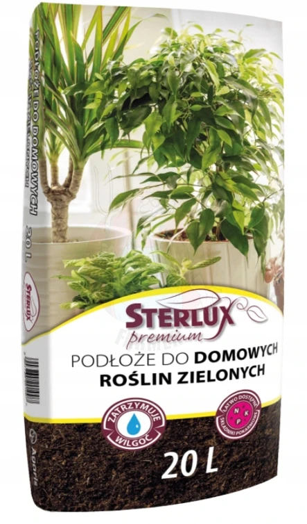 „Sterlux Premium“ 20 l kambarinių augalų substratas