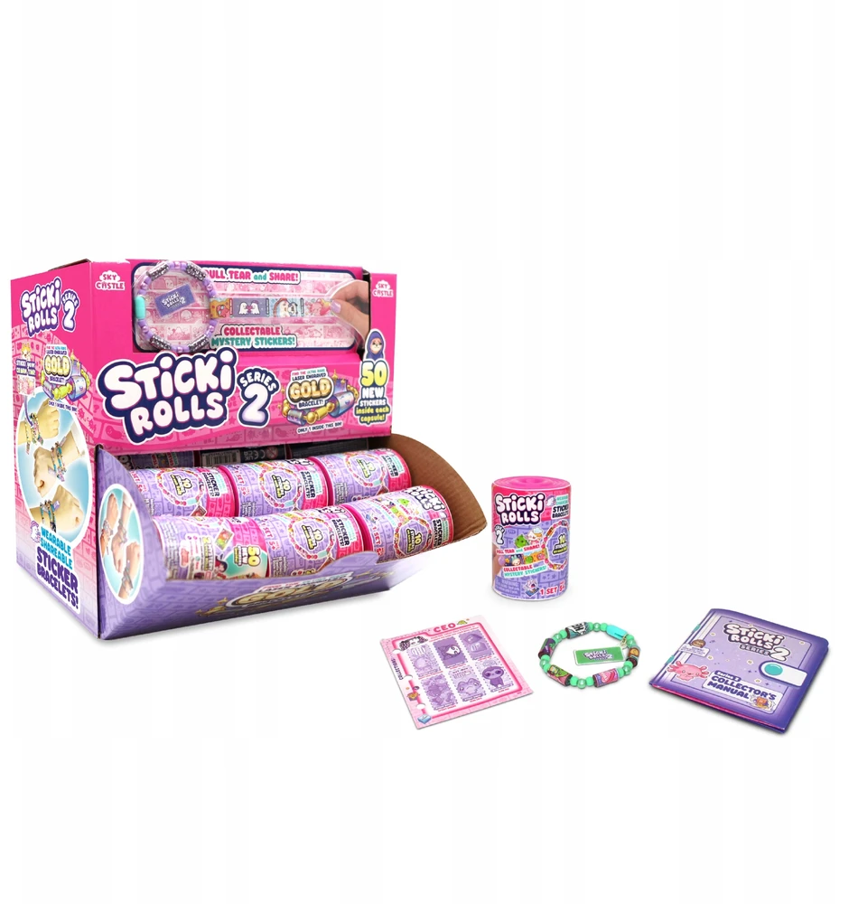 STICKI ROLLS Apyrankė su lipdukais