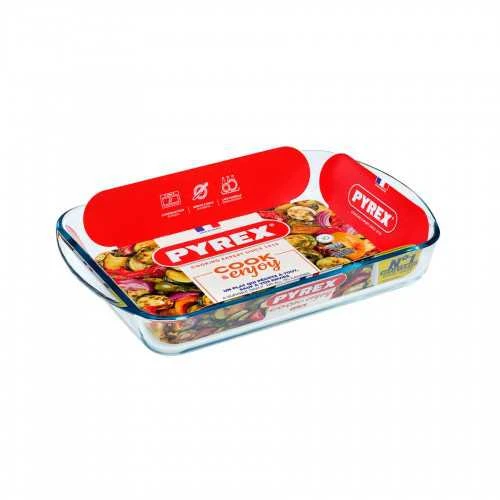 Stiklinė kepimo forma PYREX COOK&ENJOY, 23 x 35 cm, 2,7 l