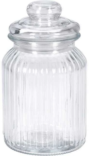 Zeller Stiklinis birių produktų indas su dangteliu CURLY, 750 ml