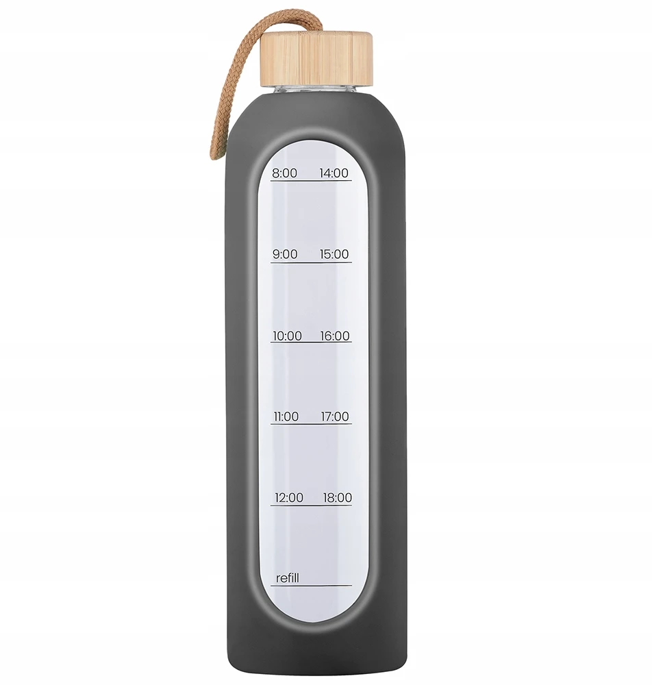 Gertuvė Stiklinis butelis KiCA Hydro Glass 1000 ml