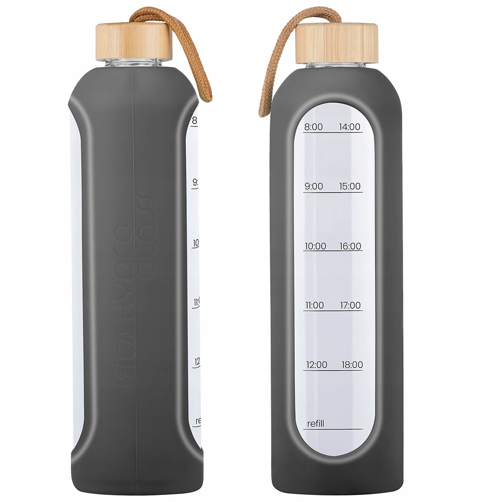 Gertuvė Stiklinis butelis KiCA Hydro Glass 1000 ml
