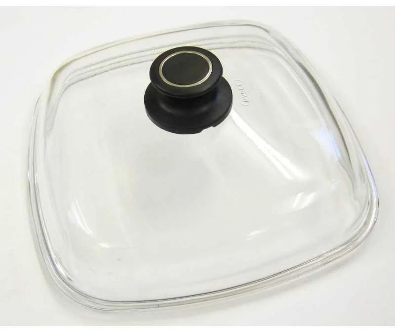 AMT Gastroguss stiklinis dangtis 28x28 cm su rankenėle