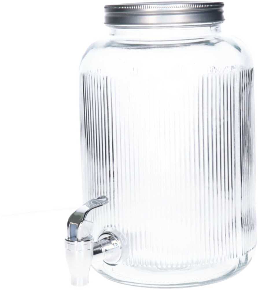 Stiklinis indas su kraneliu, 4 l