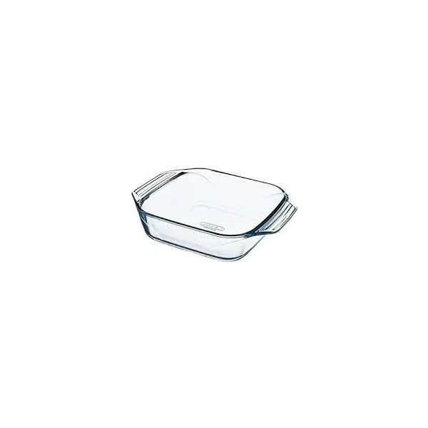 Stiklinis kepimo indas su rankenomis PYREX Optimum 2.3l/29x23x6.5cm kvadratinis