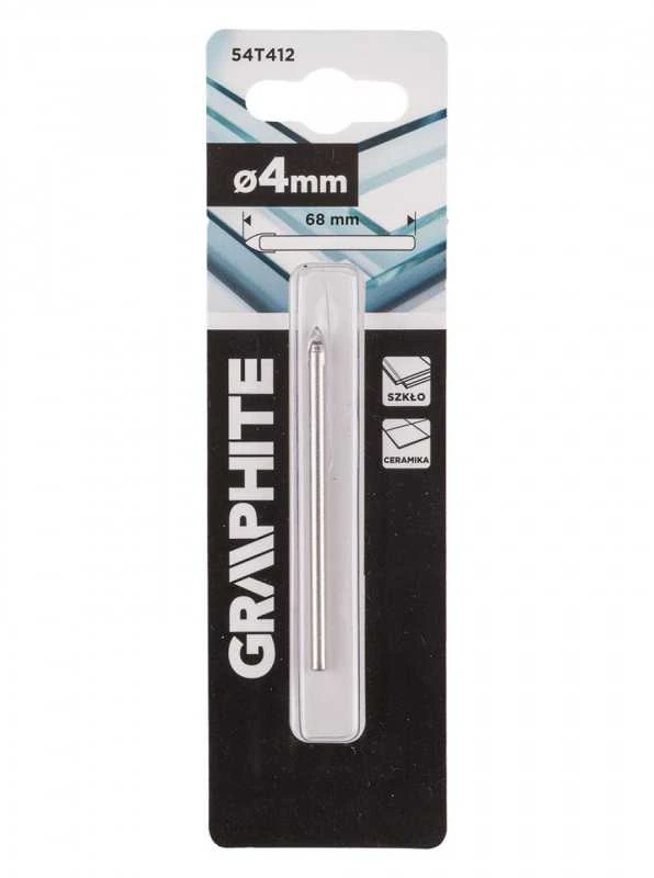 Graphite Stiklo gręžimo grąžtas 4 mm