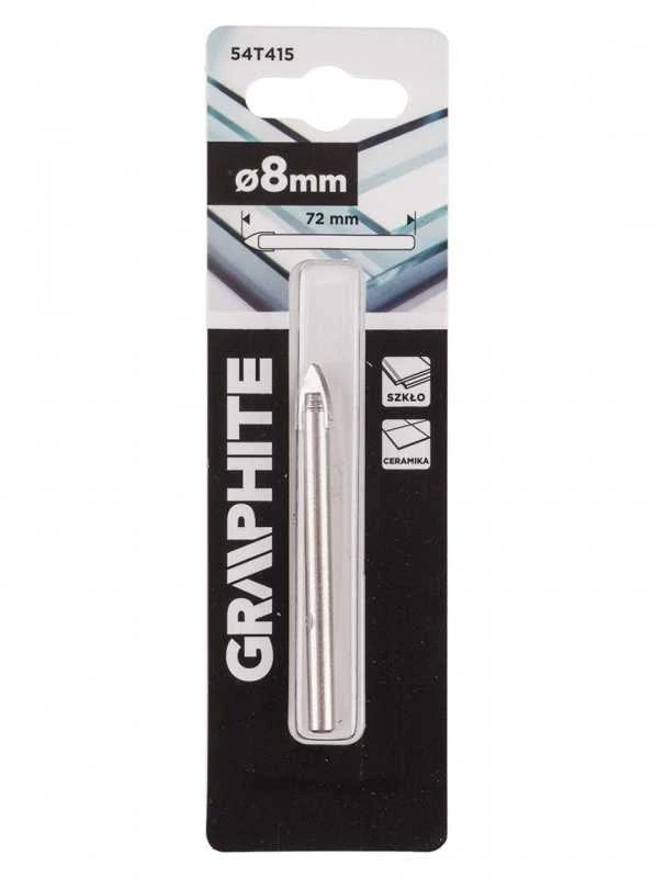 Graphite Stiklo gręžimo grąžtas 8 mm