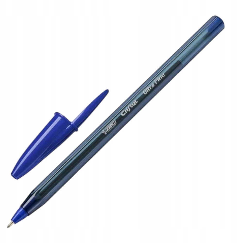 Stilografai - Bic - Cristal - Dėžutė su 20 vnt. - Mėlyna spalva - Vidutinė tipas
