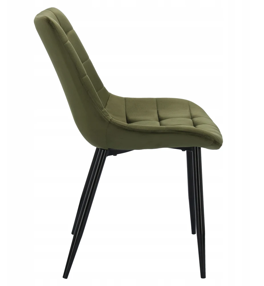 Stiv-Meble KHAKI MODERN MINŠTA VELIURINĖ KĖDĖ VIRTUVĖS SVETAINĖS VALGOMUI