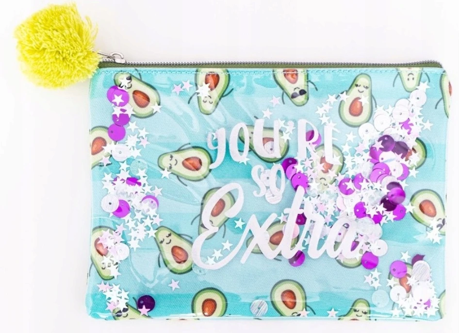 STNUX COSMETIC BAG AVOCADO avokado ŽALIAS KELIONIŲ KREPŠELIS KOSMETIKAI
