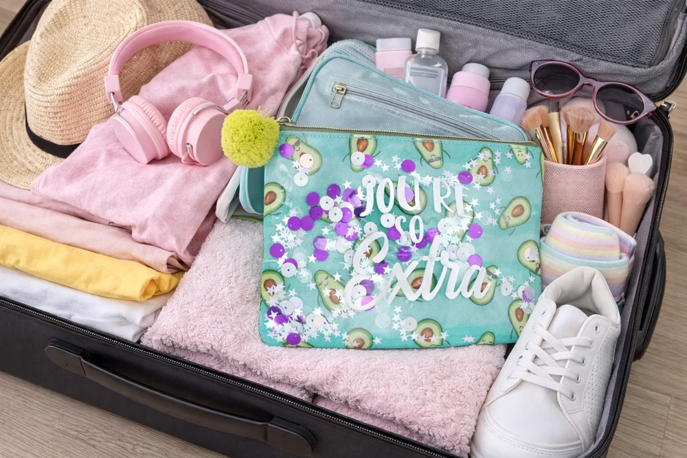 STNUX COSMETIC BAG AVOCADO avokado ŽALIAS KELIONIŲ KREPŠELIS KOSMETIKAI