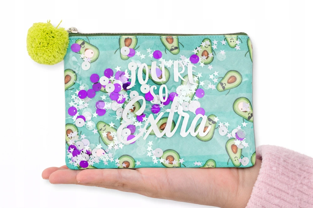 STNUX COSMETIC BAG AVOCADO avokado ŽALIAS KELIONIŲ KREPŠELIS KOSMETIKAI