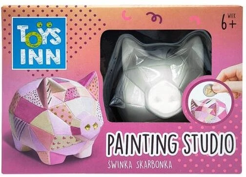 Stnux Kūrybinis rinkinys vaikams Kiaulė taupyklė