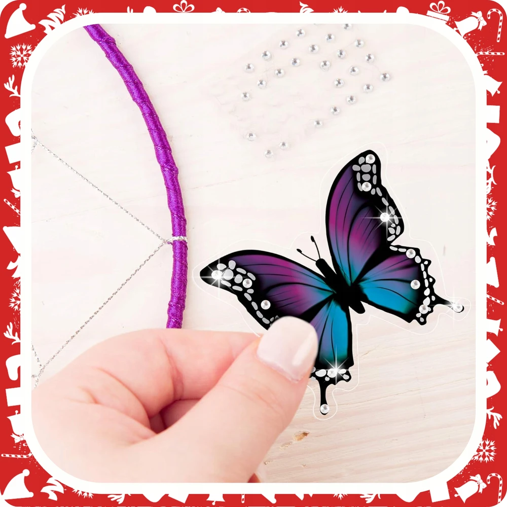 Stnux MACRAME DREAMCATCHER BUTTERFLY KŪRYBINIS RINKINYS DIY DREAMCATCHER DOVANA