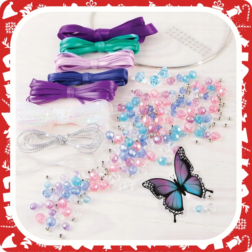 Stnux MACRAME DREAMCATCHER BUTTERFLY KŪRYBINIS RINKINYS DIY DREAMCATCHER DOVANA