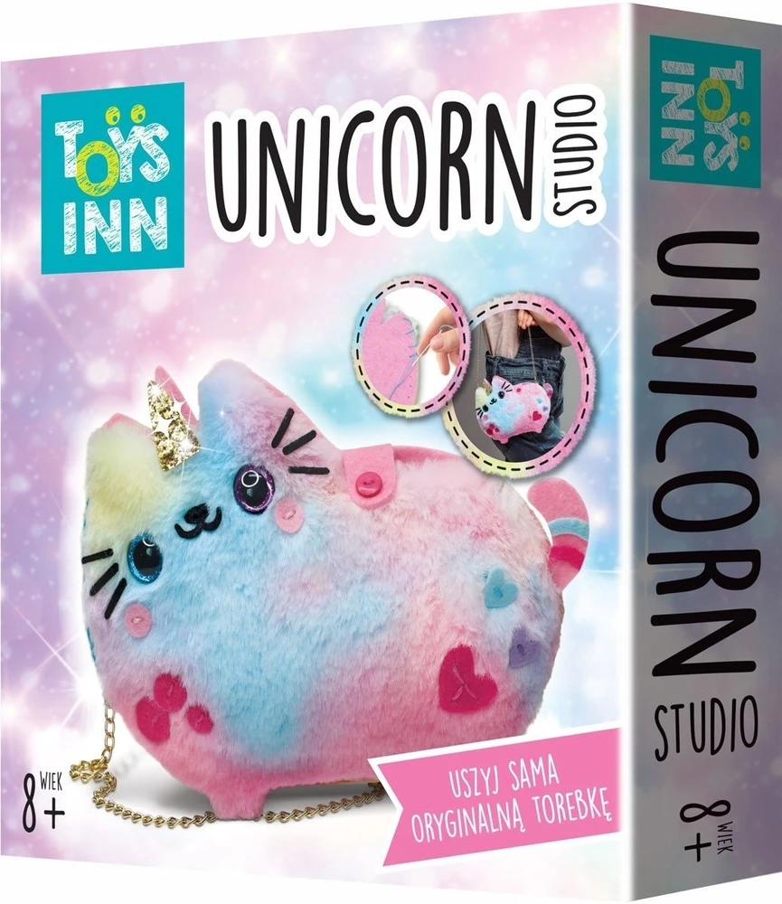Stnux UNICORN BAG originalų pliušinį maišelį siūkite patys