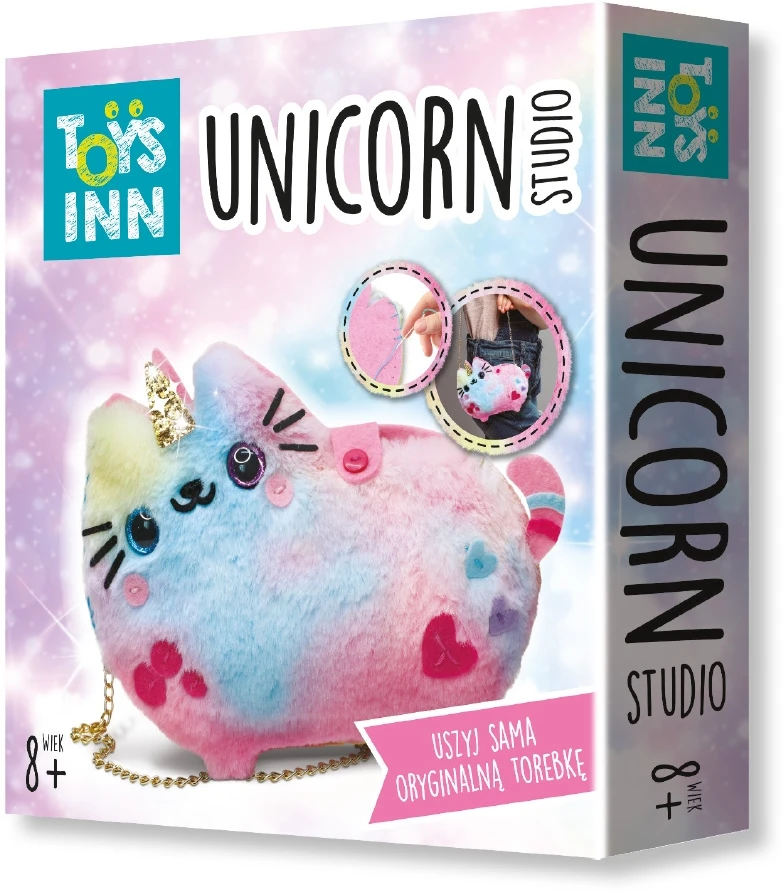 Stnux UNICORN BAG originalų pliušinį maišelį siūkite patys