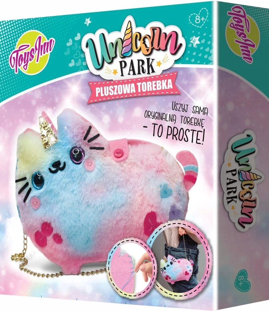Stnux UNICORN BAG originalų pliušinį maišelį siūkite patys