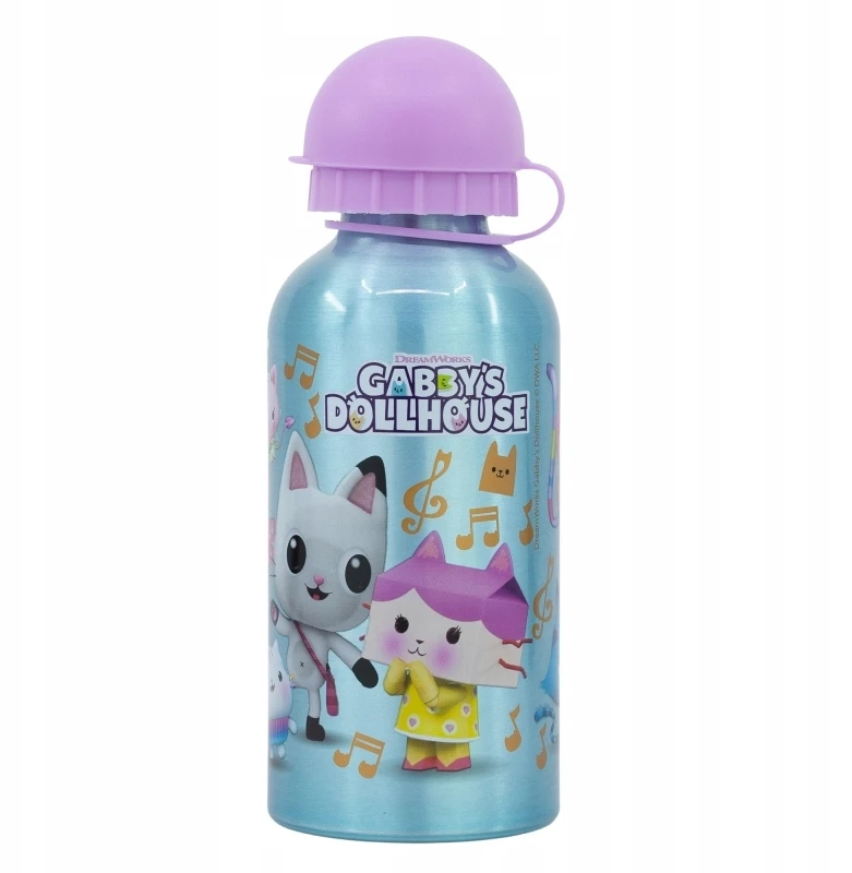 Stor „Gabby“ lėlių namelio aliuminio butelis 400 ml