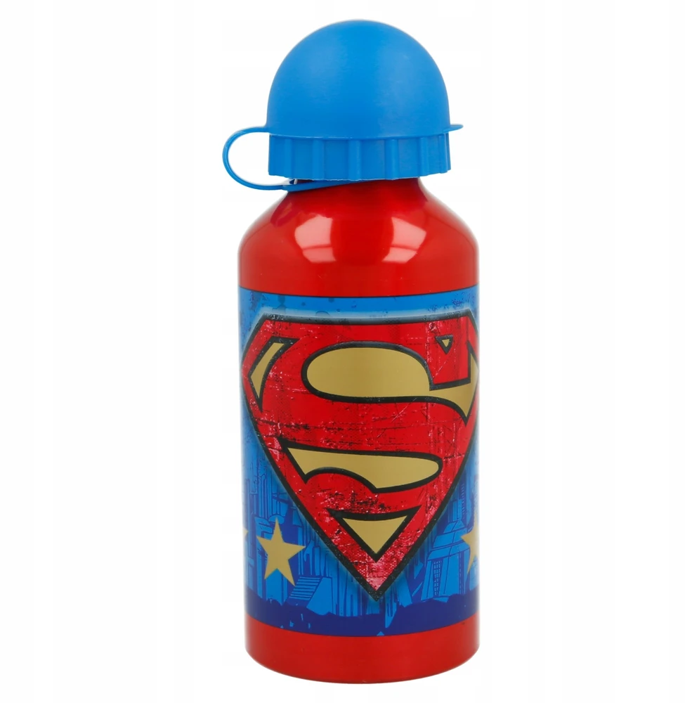 Stor Alumínio bidonas Superman 400ml su snapeliu