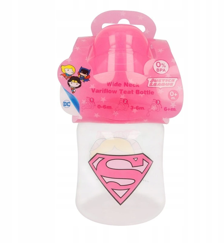 Superman Supermenas – 150 ml buteliukas su žinduku (Supergirl)