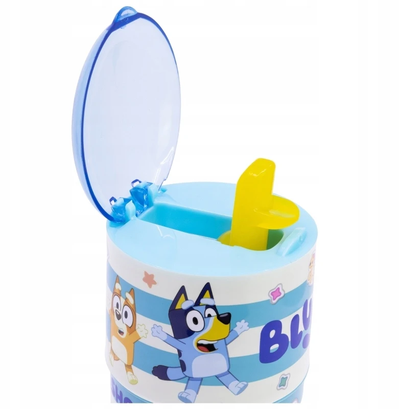 Stor Bluey ir Bingo gertuvė su šiaudeliu ir dozatoriumi, be Bpa