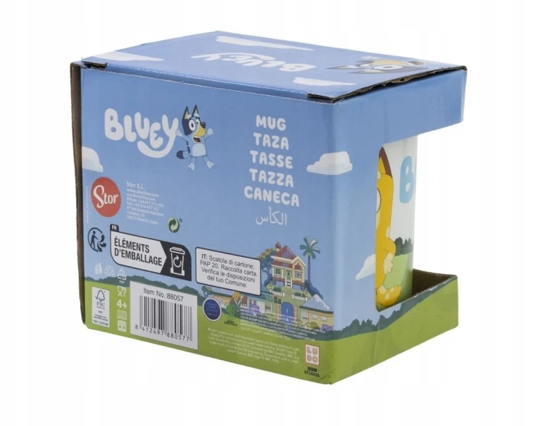 Stor Bluey keramikinis puodelis 325 ml dovanų dėžutėje, 88057