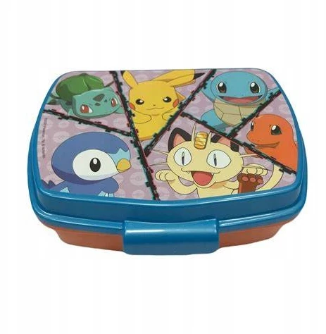 Stor Dėžutė maistui "pokemon Pikachu" vaikams į mokyklą