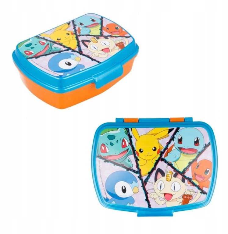 Stor Dėžutė maistui "pokemon Pikachu" vaikams į mokyklą
