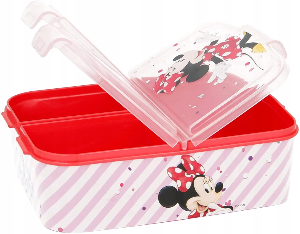 Stor Dėžutė maistui su Minnie pelyte, 3 skyrių