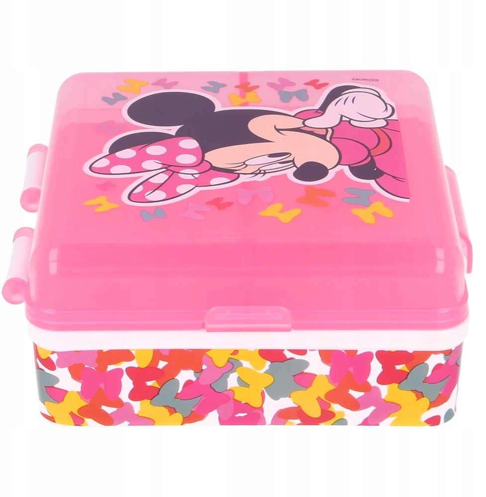 Stor Dėžutė maistui su pelyte Minnie, trijų skyrių