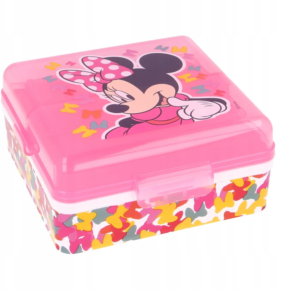 Stor Dėžutė maistui su pelyte Minnie, trijų skyrių