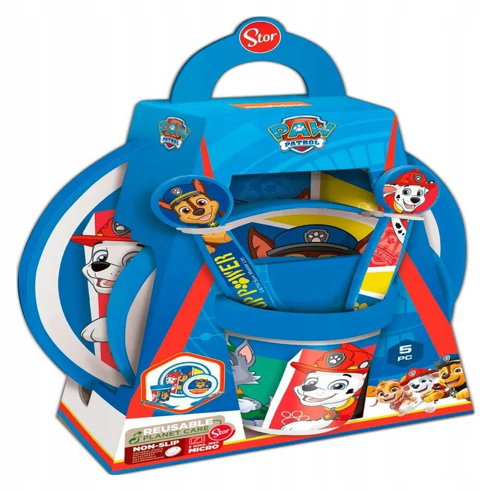Stor Didelis – neslystantis pietų rinkinys – „Paw Patrol“ (088808705-74681)