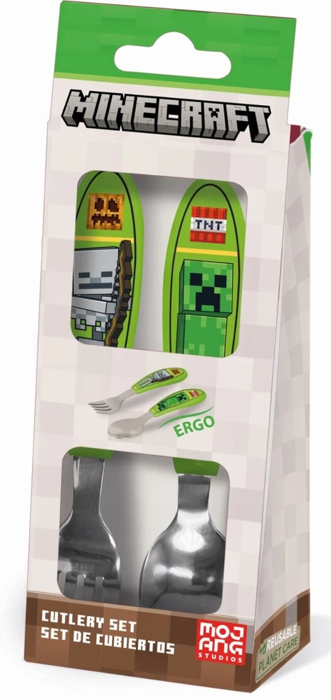 Stor Ergo Minecraft Core metalinių stalo įrankių rinkinys - 2 vnt
