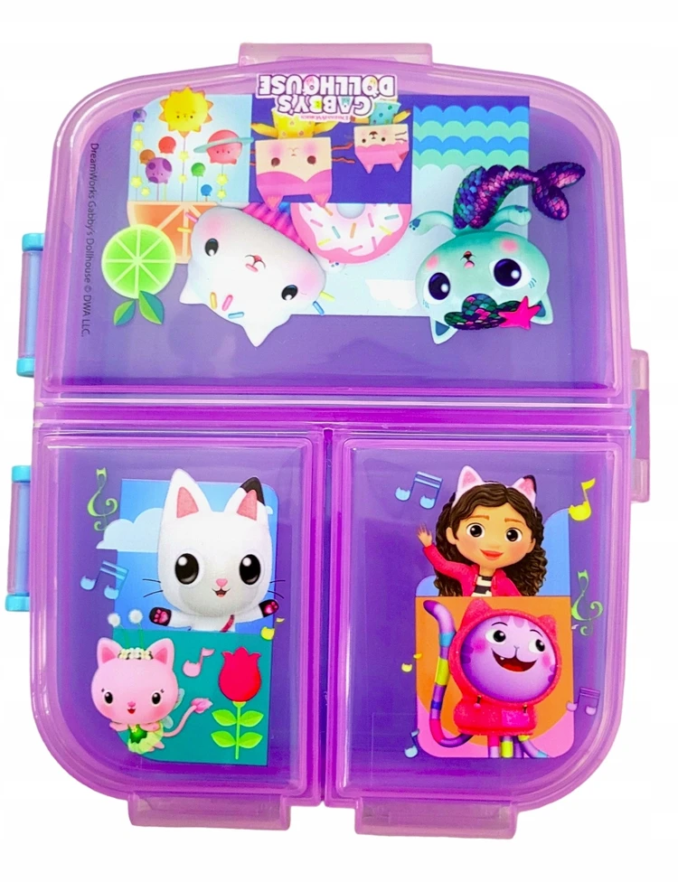 Stor Gabi's Dollhouse Dėžutė Maistui su Skyreliais, 2 Aukštų