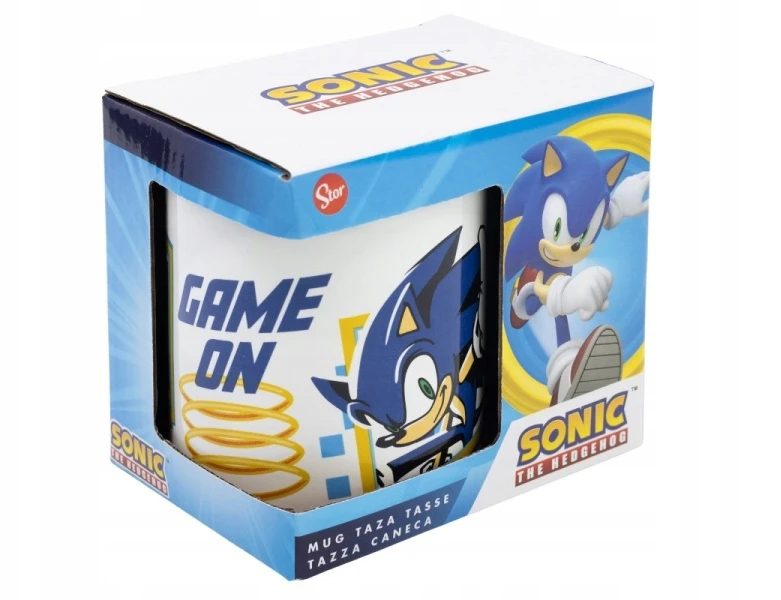 Stor Keraminis puodelis HEDGEHOG SONIC, 325ml, 08465