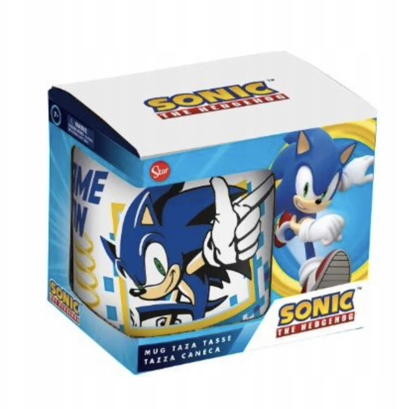 Stor Keraminis puodelis HEDGEHOG SONIC, 325ml, 08465