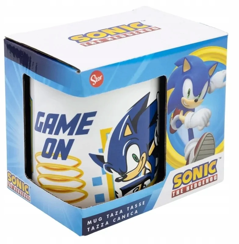 Stor Keraminis puodelis HEDGEHOG SONIC, 325ml, 08465