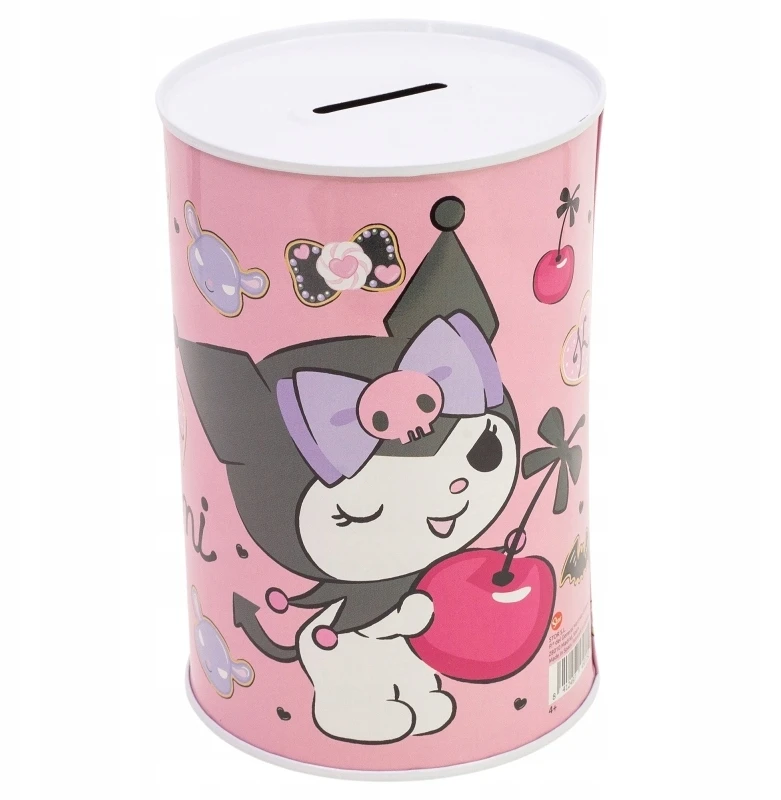 STOR Kuromi Skarbonka Metalowa na Monety Pieniądze Sanrio