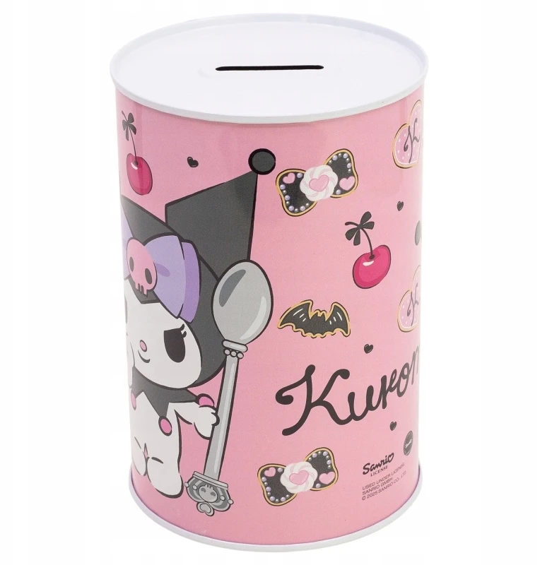 STOR Kuromi Skarbonka Metalowa na Monety Pieniądze Sanrio