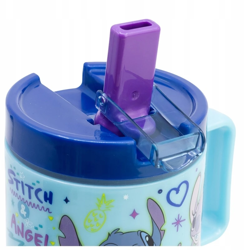 Stor LILO I STITCH Vaikiškas geriamasis buteliukas su snapeliu, 530 ml