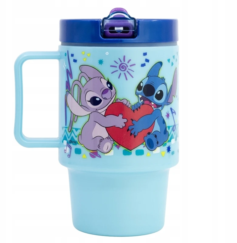 Stor LILO I STITCH Vaikiškas geriamasis buteliukas su snapeliu, 530 ml