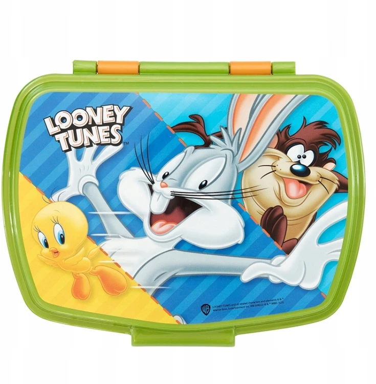 Stor Looney Tunes pietų dėžutė, plastikinė, atspari smūgiams