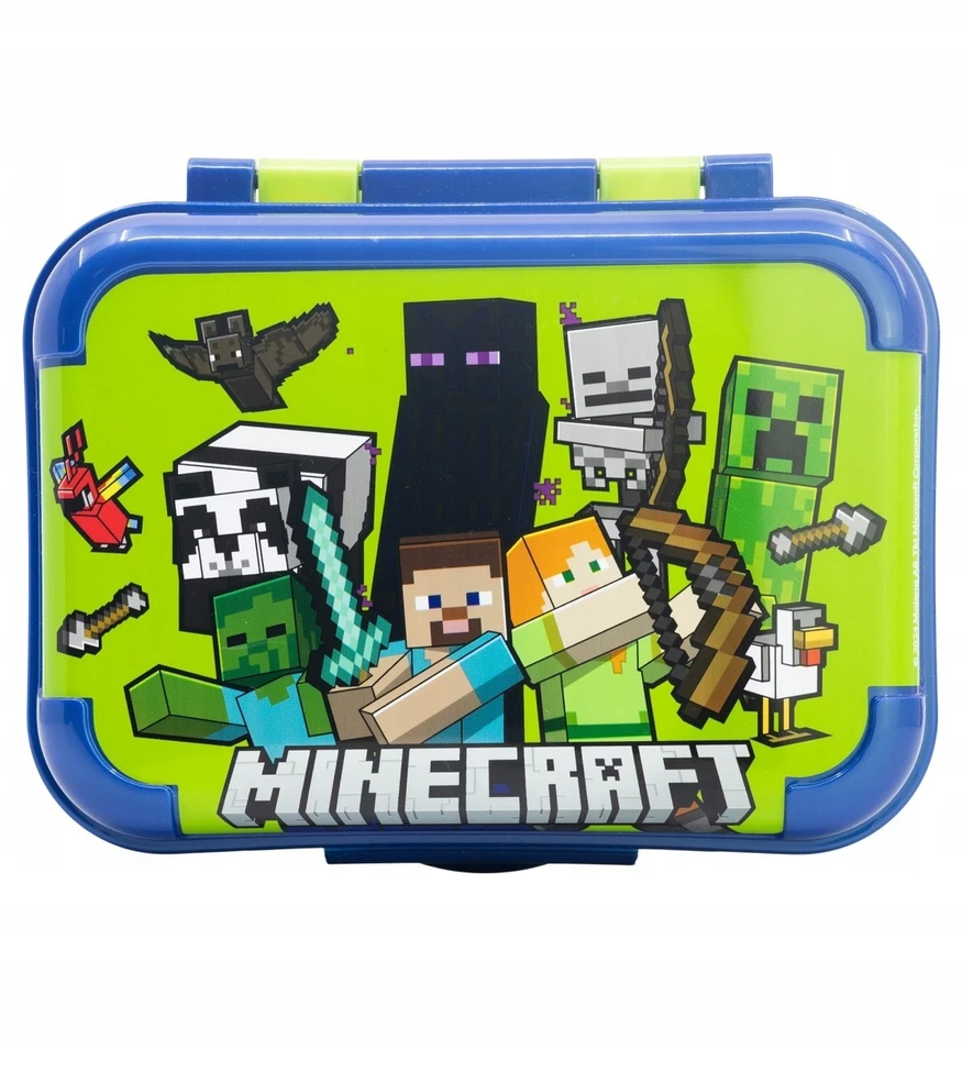 Stor Sandėliukas - MINECRAFT Asker Pietų dėžutė - 17 x 13,5 x 6,2 cm