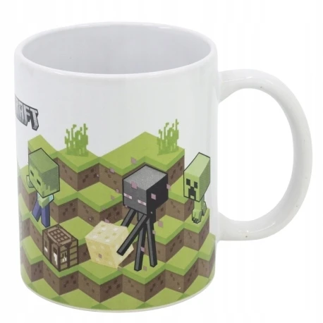 Stor Minecraft Keraminis puodelis su rankena "2" 330ml