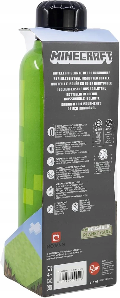 STOR Minecraft Creeper termosinis puodelis (515ml)