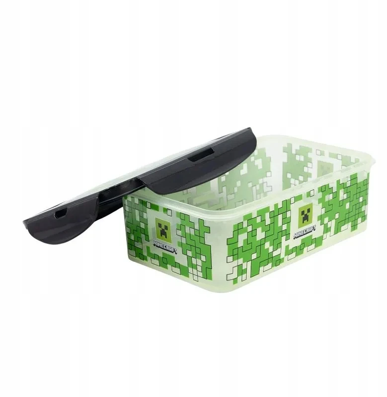Stor „Minecraft“ stačiakampis maisto indas, 1070 ml