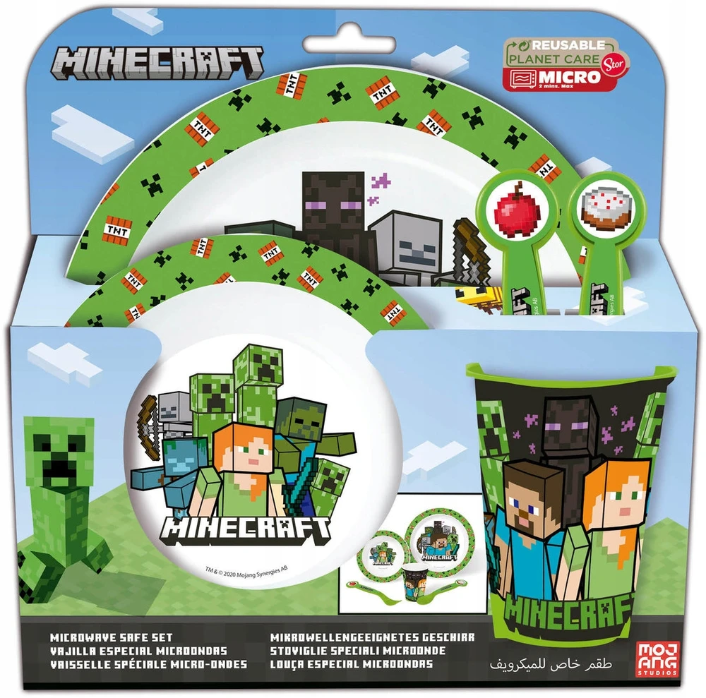 Stor 5 dalių Minecraft indų rinkinys vaikams