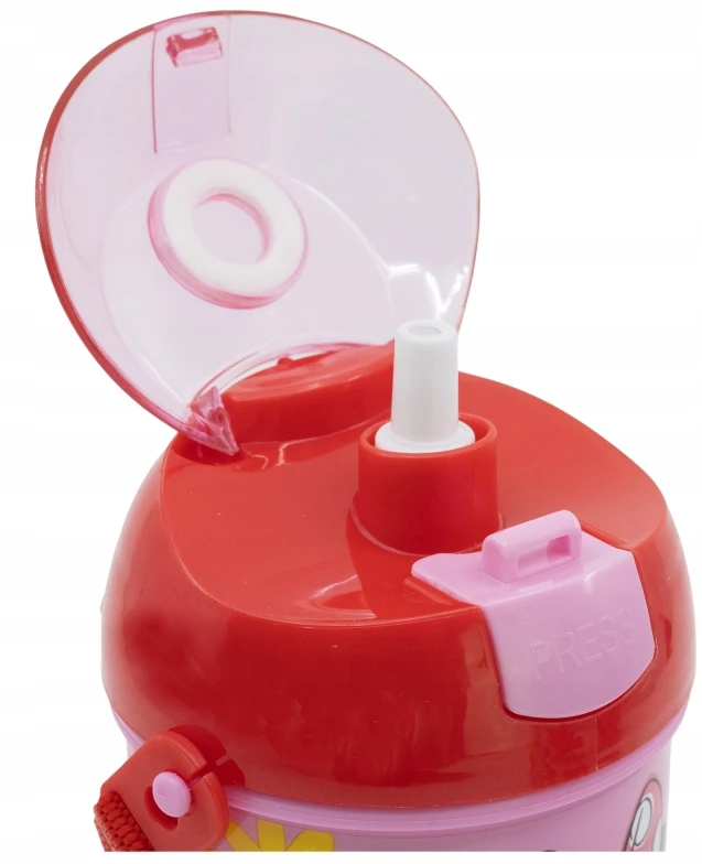 Stor Minnie Pelėda Gėrimo Buteliukas su Šiaudeliu 450ml