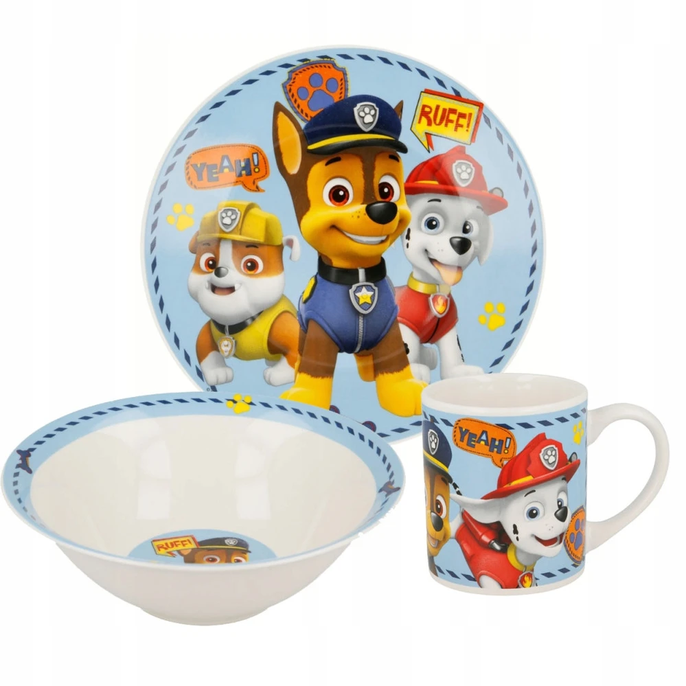 Stor Paw Patrol Boy Icons porcelianiniai indai dekoratyvinėje dėžutėje